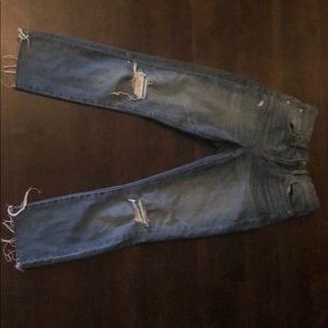 Madewell high rise slim boy Jean size 25